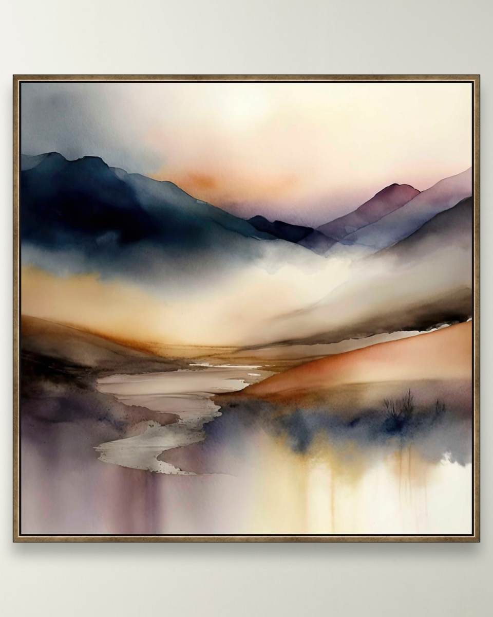"Radiant Reflections 4" Framed Giclee